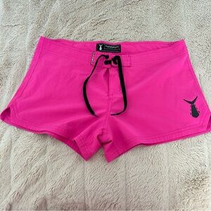Tunaskin Pink Women's Athletic Shorts Size Large